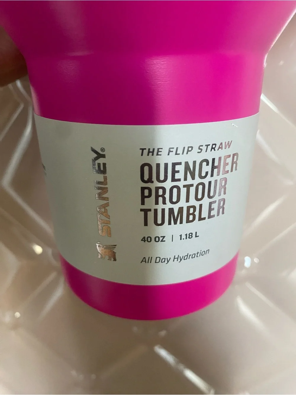 Stanley Hot Pink Quencher ProTour Tumbler - Picture 4 of 5